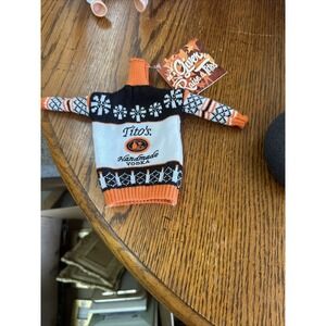 Tito's Vodka Bottle Sweater for Holiday Gifts